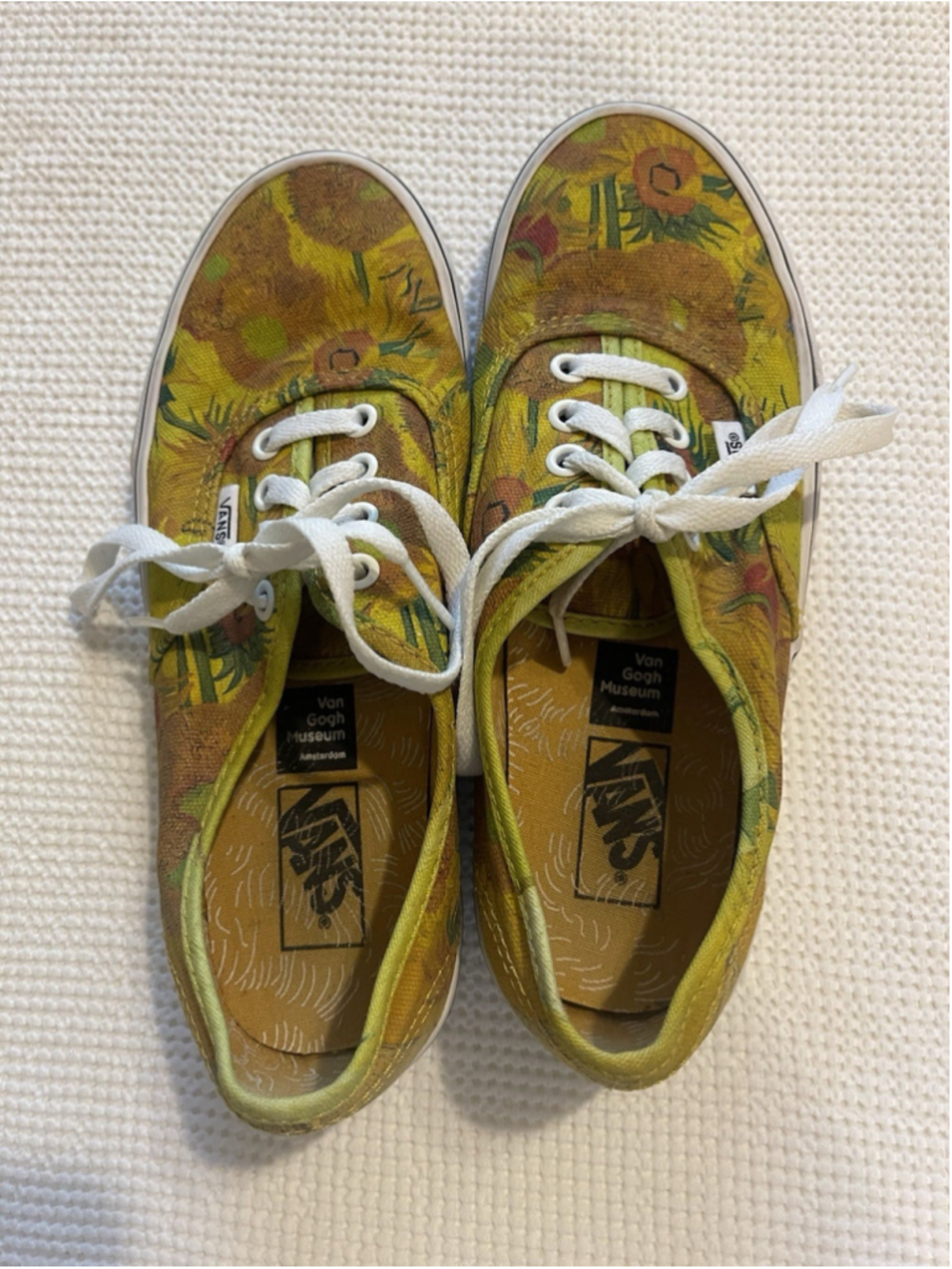 Vincent Van Gogh Museum x Vans Sunflowers Sneakers Shoes Amsterdam 7 - Picture 8 of 8